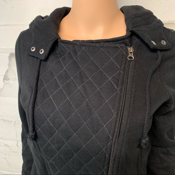 Black Hooded Jacket - Picture 3 of 7